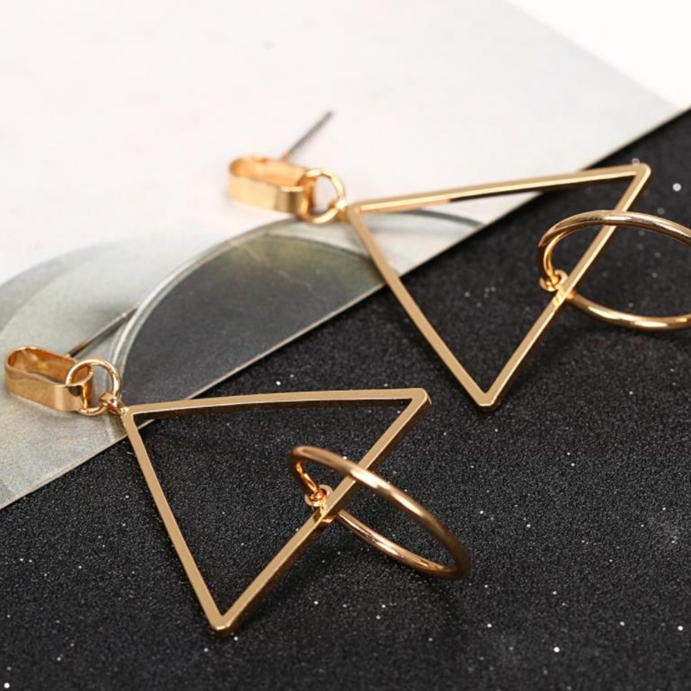 NEW geommetric earrings - Picture 4 of 5